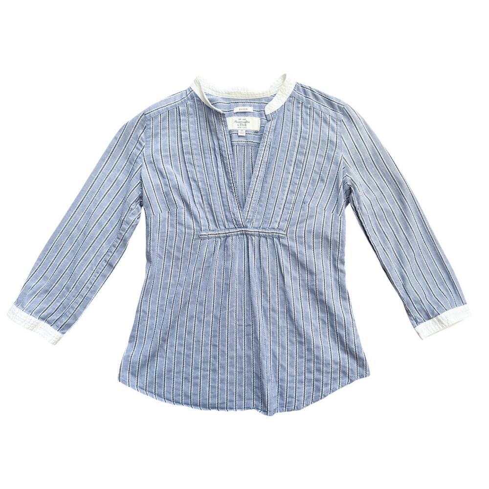 Vintage Y2K Abercrombie & Fitch Babydoll Top Cottage 2000s Bella Swan Cotton